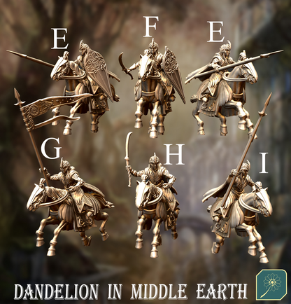 Elf warriors on horse