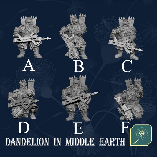 Dwarf warriors with crossbow