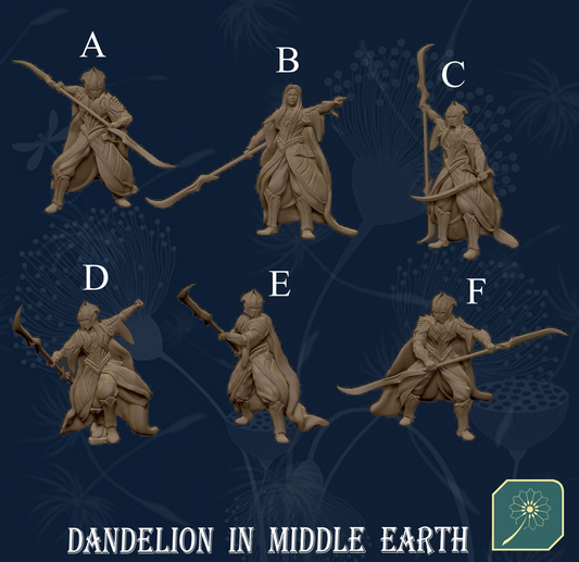 Darkwood Armoured Elves with glaive