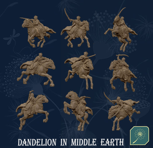 Darkwood Armoured Elves on horse