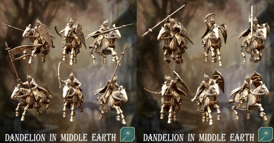 Elf warriors on horse