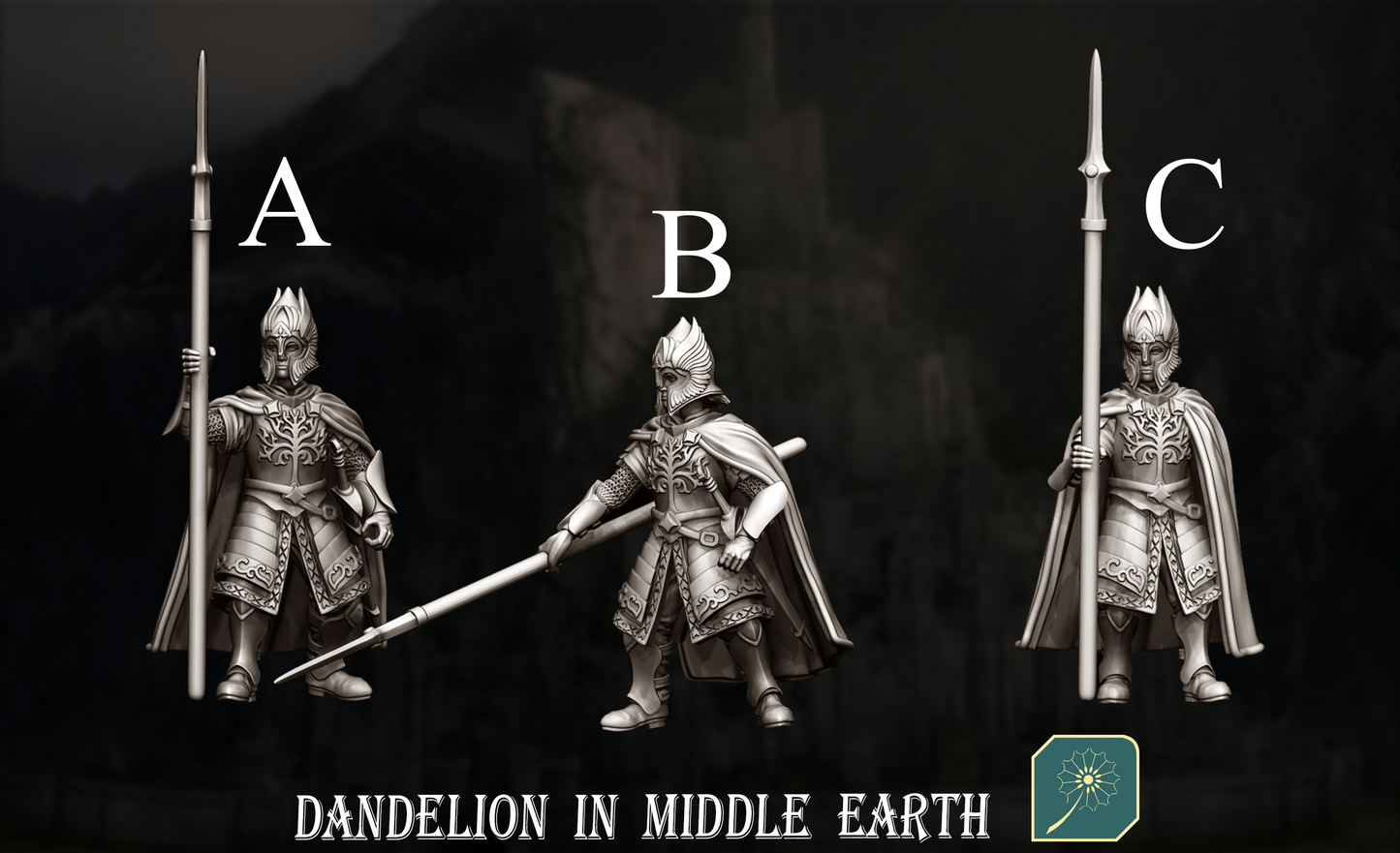 Citadel guard with spear