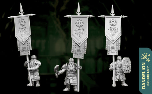 Warrior with banner